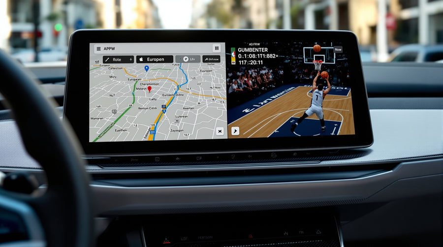 Navigation and entertainment at the same time